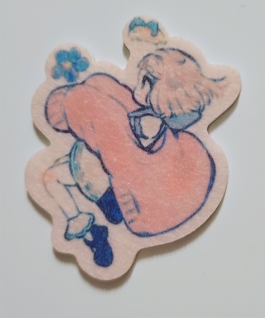 【非公式】町田ちま フェルトステッカー