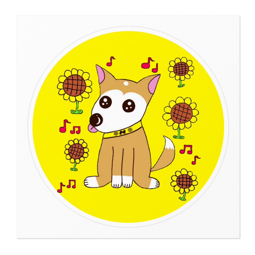 なっち ステッカーイエロー