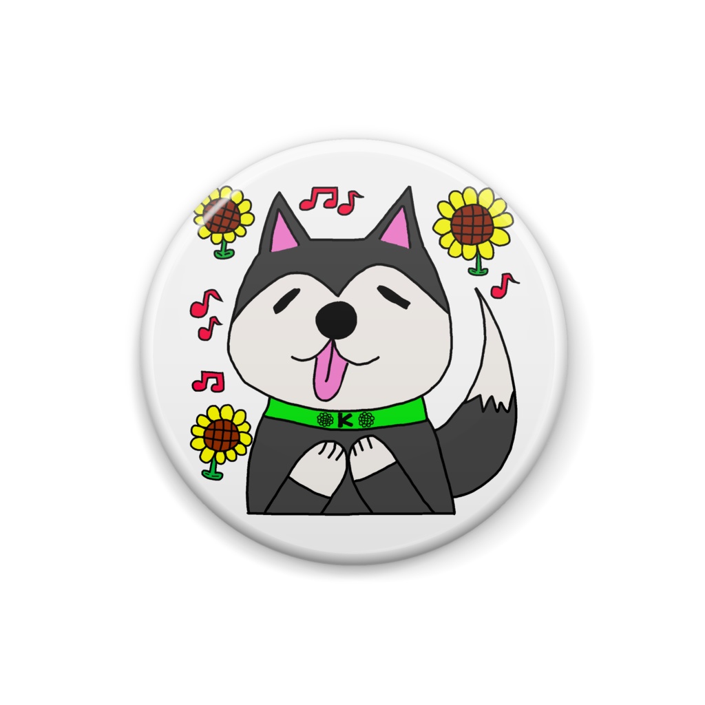 くっくん　缶バッチ