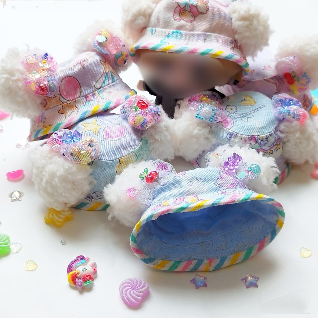 ゆめかわ♡シャカシャカリボンハット