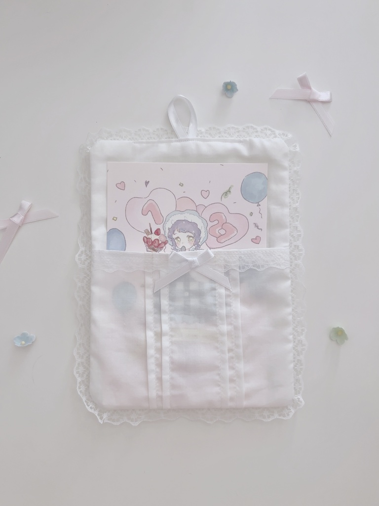 Letter from “baby blue breath” wall pocket