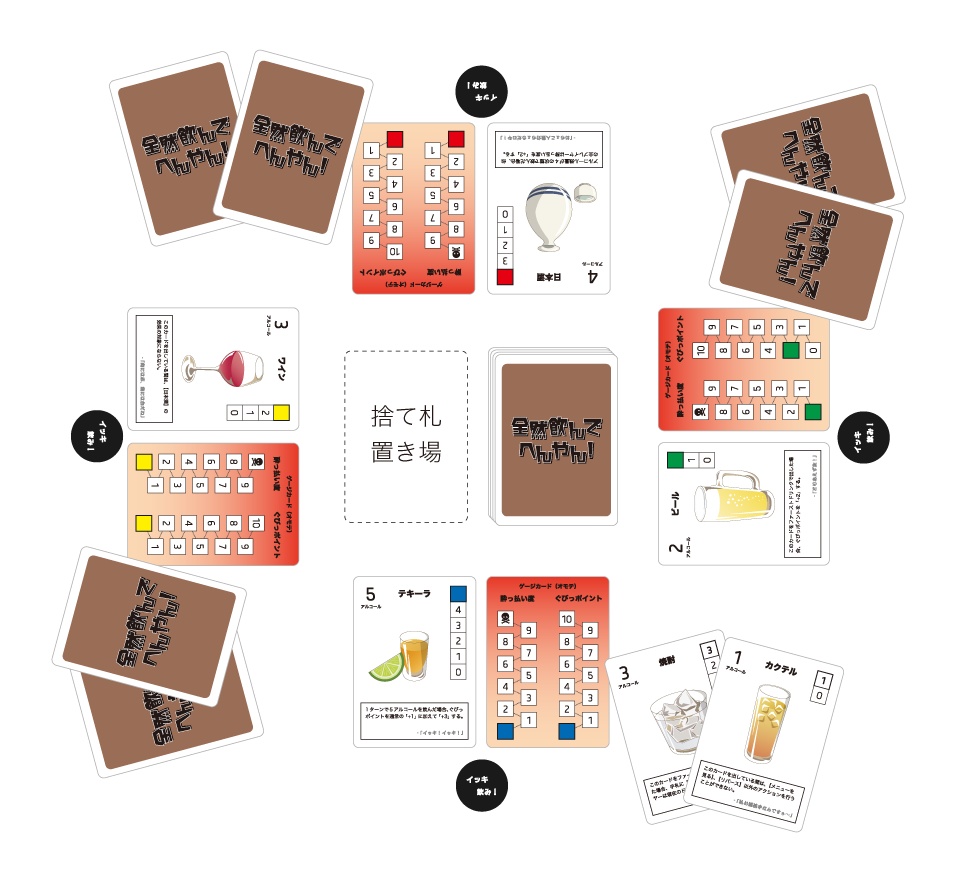 全然飲んでへんやん!