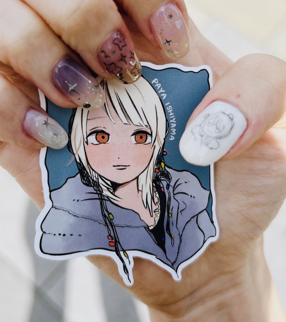【完売】Instagram1万人記念ステッカー【冬ワイ】