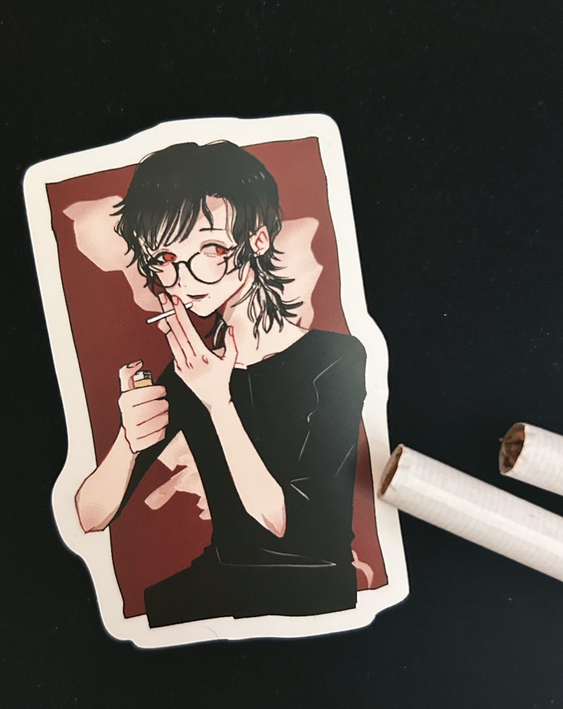 【販売開始11/27~】COMITIA154ステッカー【ヤニ山再びver.】