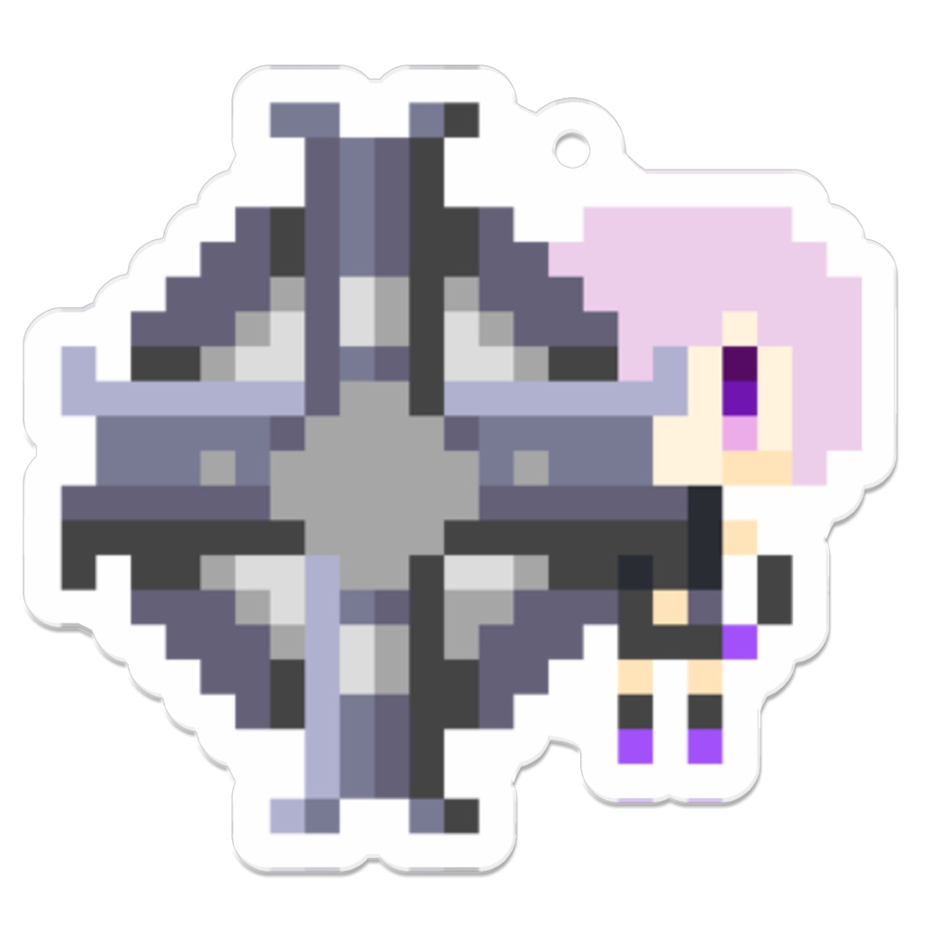 マシュ・キリエライト(戦闘時) みにドットアクリルキーホルダー