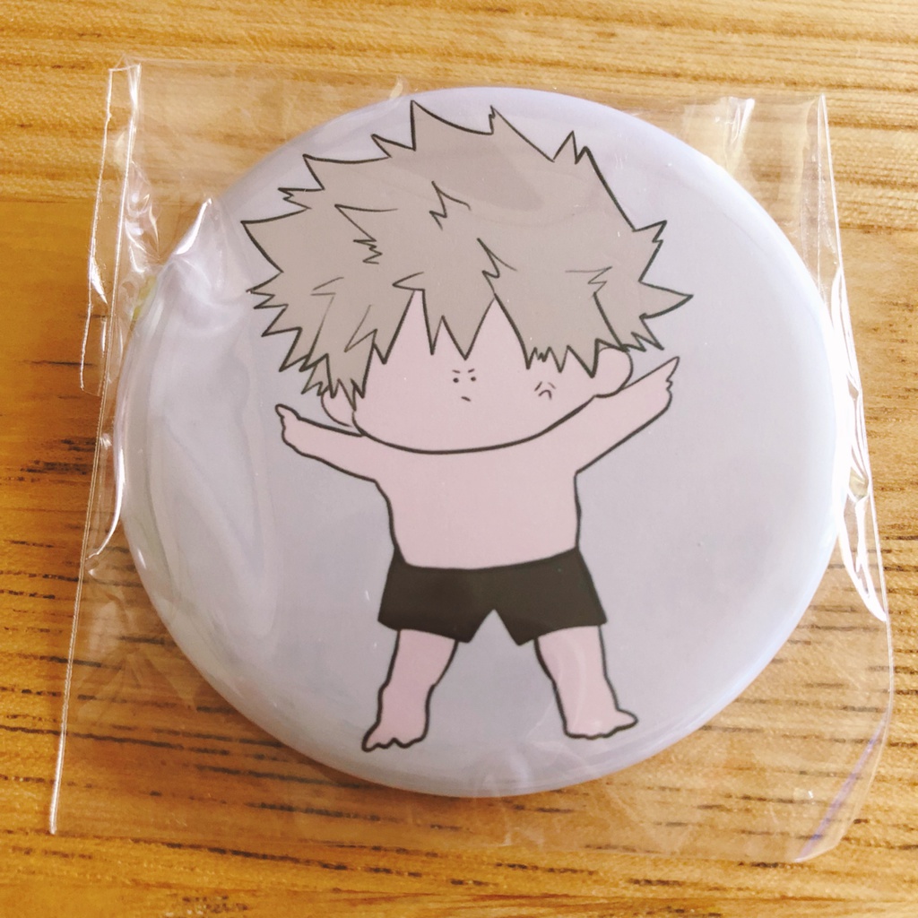 かっちゃん 缶バッジ