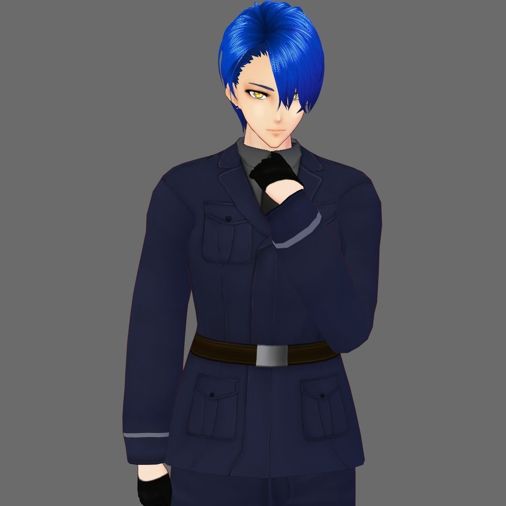 【VRoidStudio正式版】軍服風テクスチャ【試着あり】