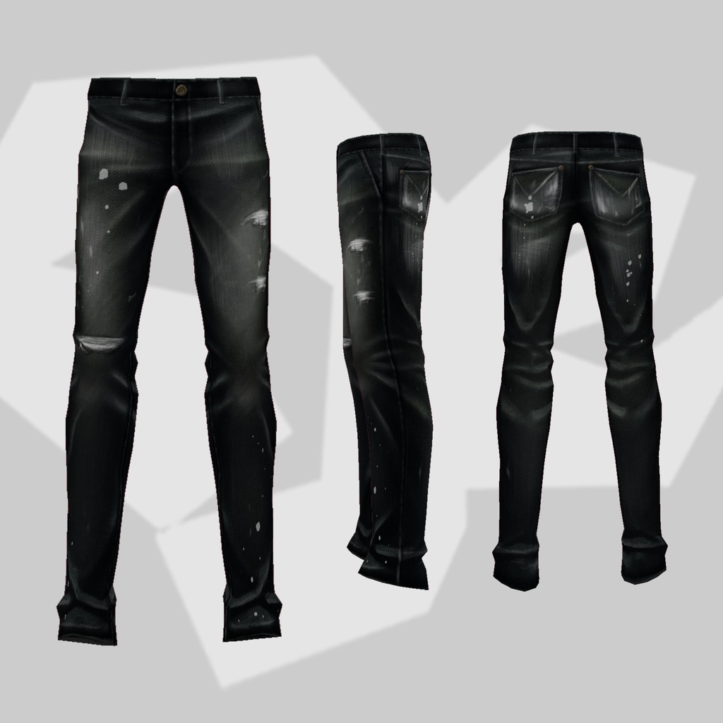 【VRoid正式版】ヴィンテージジーンズ【男性VRoid】#VRoid