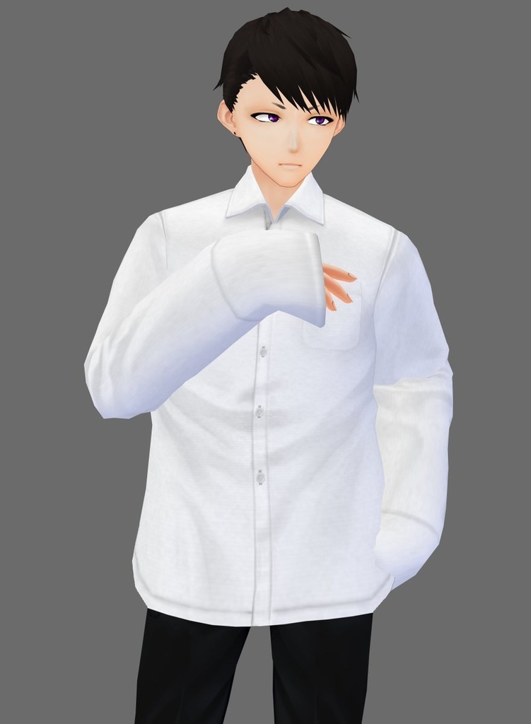 【VRoid β】シンプルシャツ【試着有】
