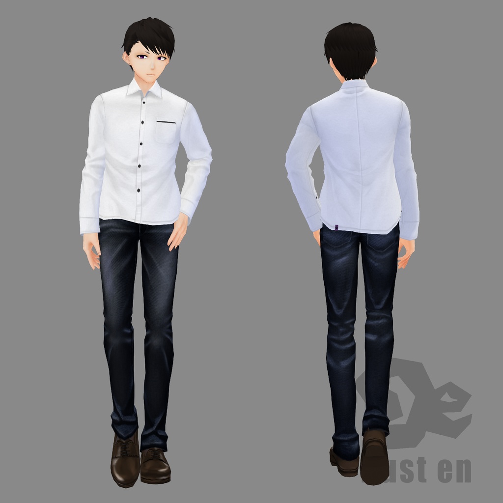 【VRoid β】シンプルシャツ【試着有】