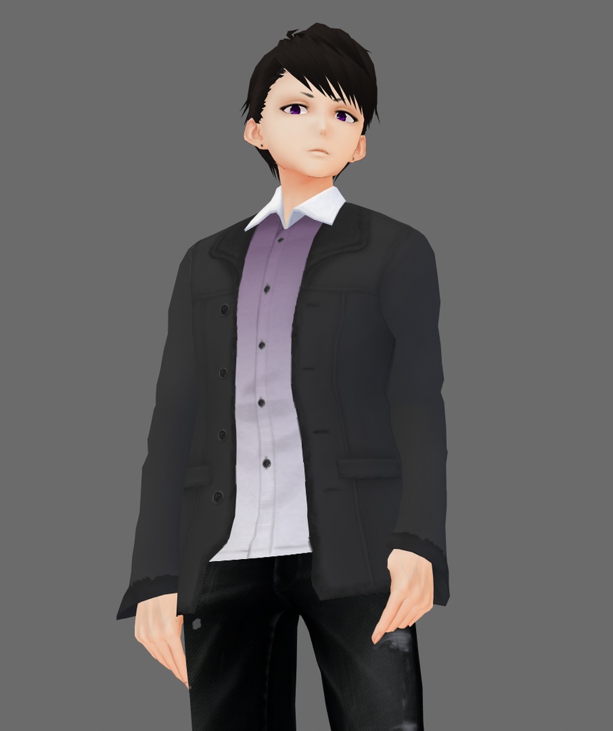 【VRoid Studio】ムートンコート【試着あり】#VRoid