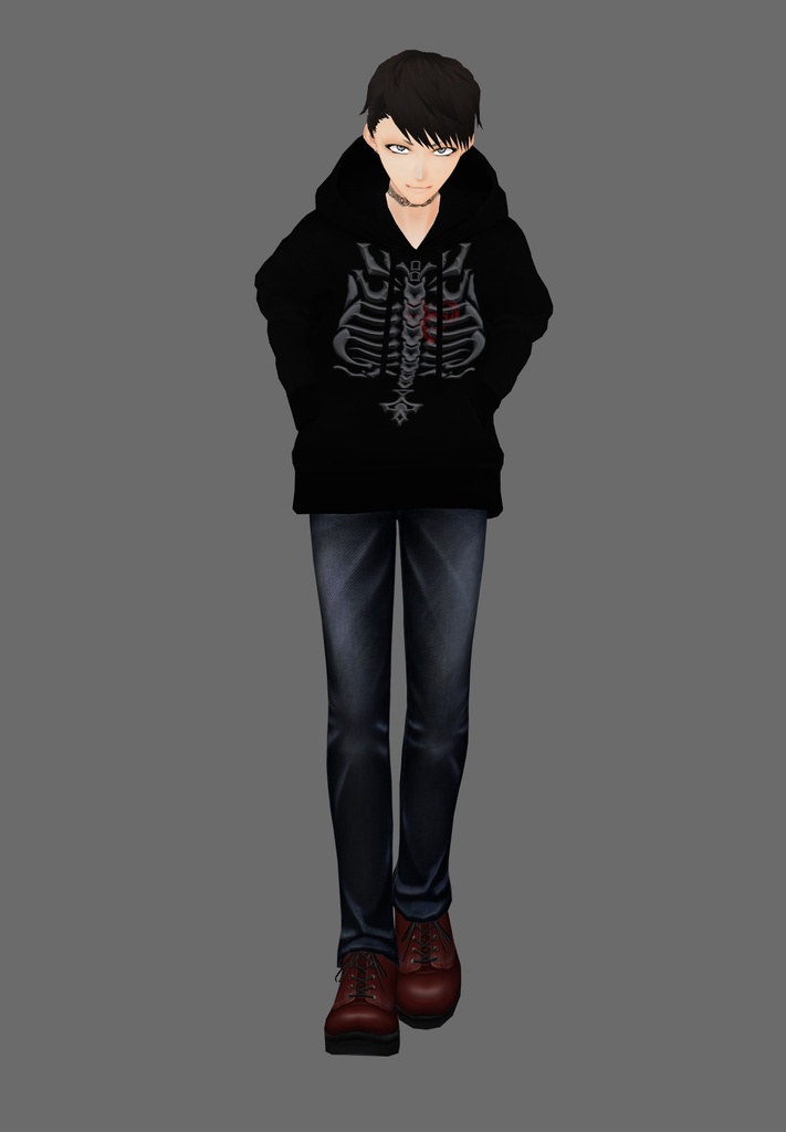 【VRoidStudio】ショートブーツ【試着有】