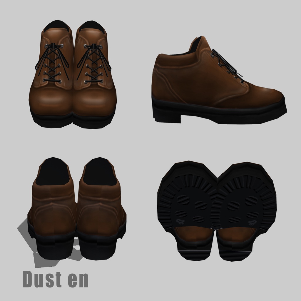 【VRoidStudio】ショートブーツ【試着有】