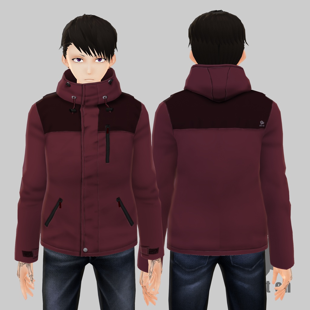 【VRoid Studio】ウィンドブレイカー【試着有】#VRoid