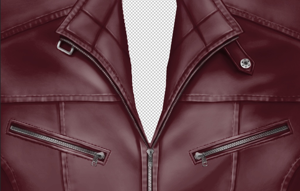 【VRoid Studio】レザージャケット【試着あり】#VRoid