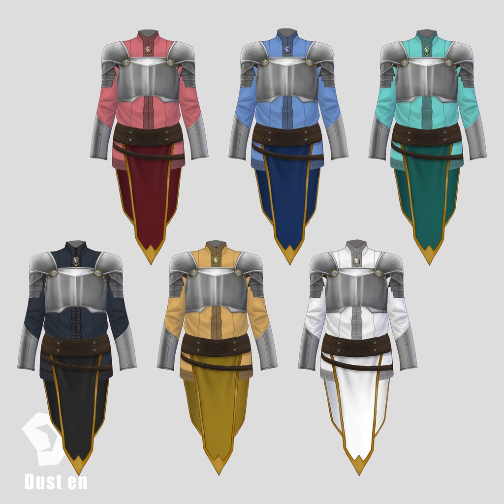 【VRoid正式版】ファンタジーアーマー【試着あり】