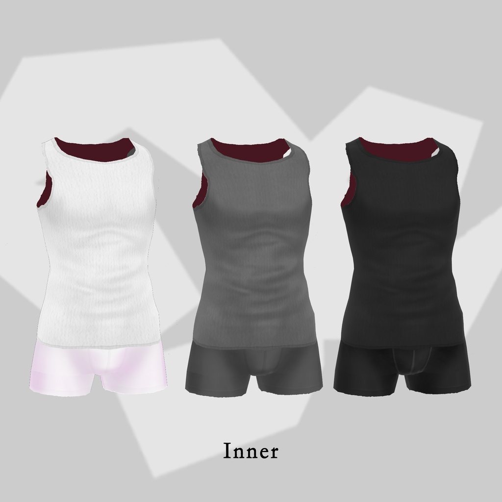 【VRoid正式版】ボディテクスチャバンドル【男性VRoid】#VRoid