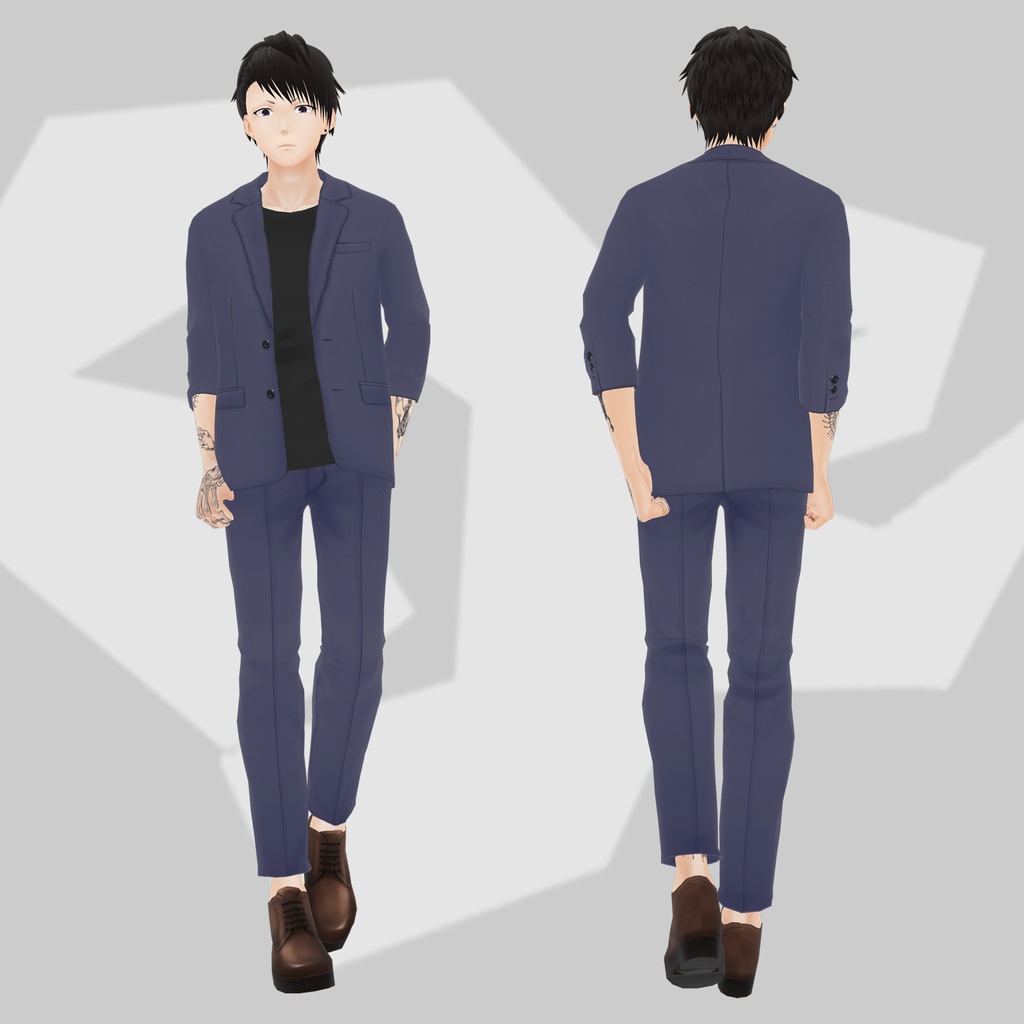 【メンズ向け】サマーセットアップ【男性VRoid】