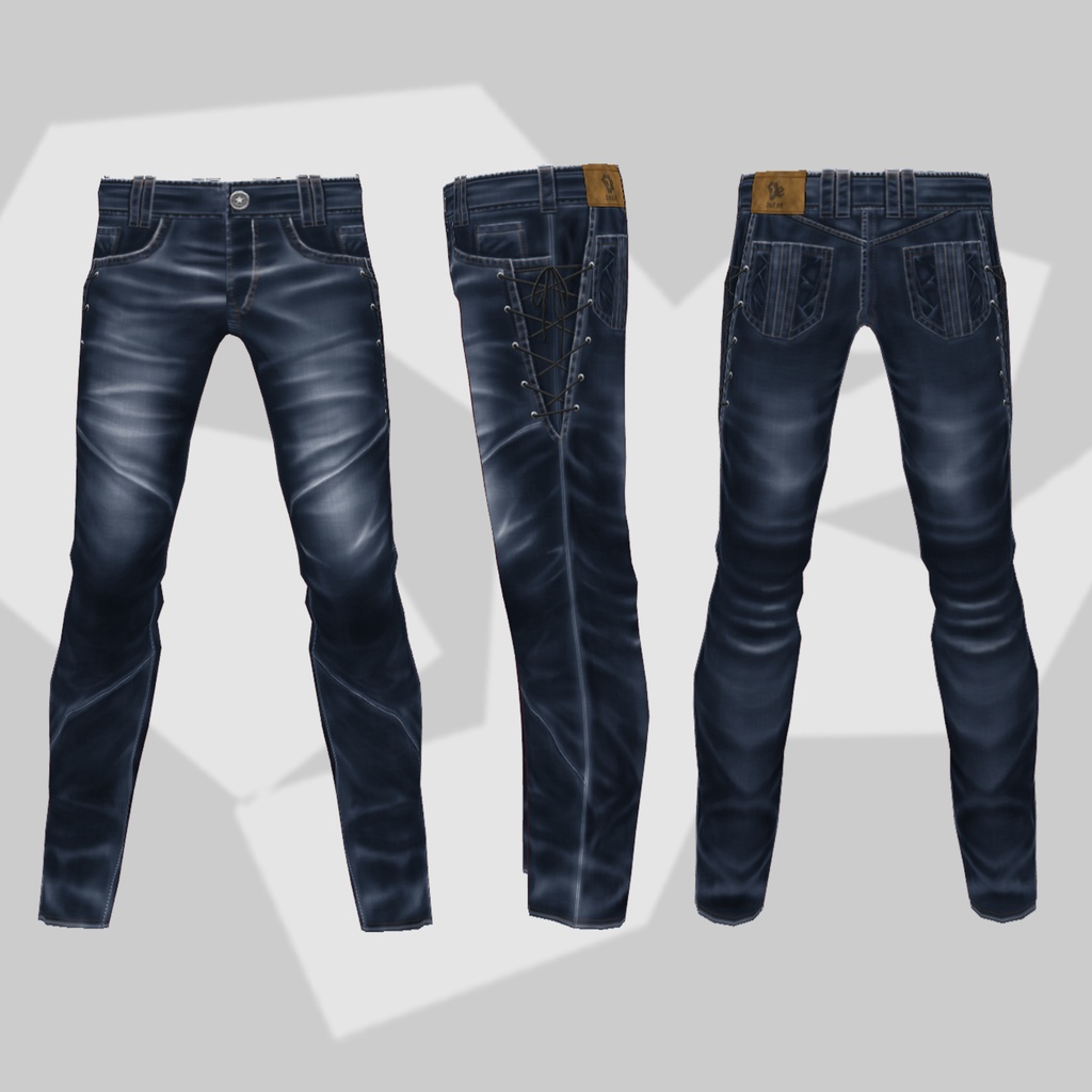 【メンズ向け】Dust en ジーンズ 2023【男性VRoid】