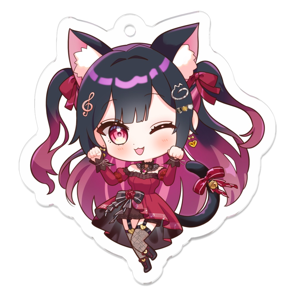 アクリルキーホルダー（招き猫ポーズ）_誕生日記念2026