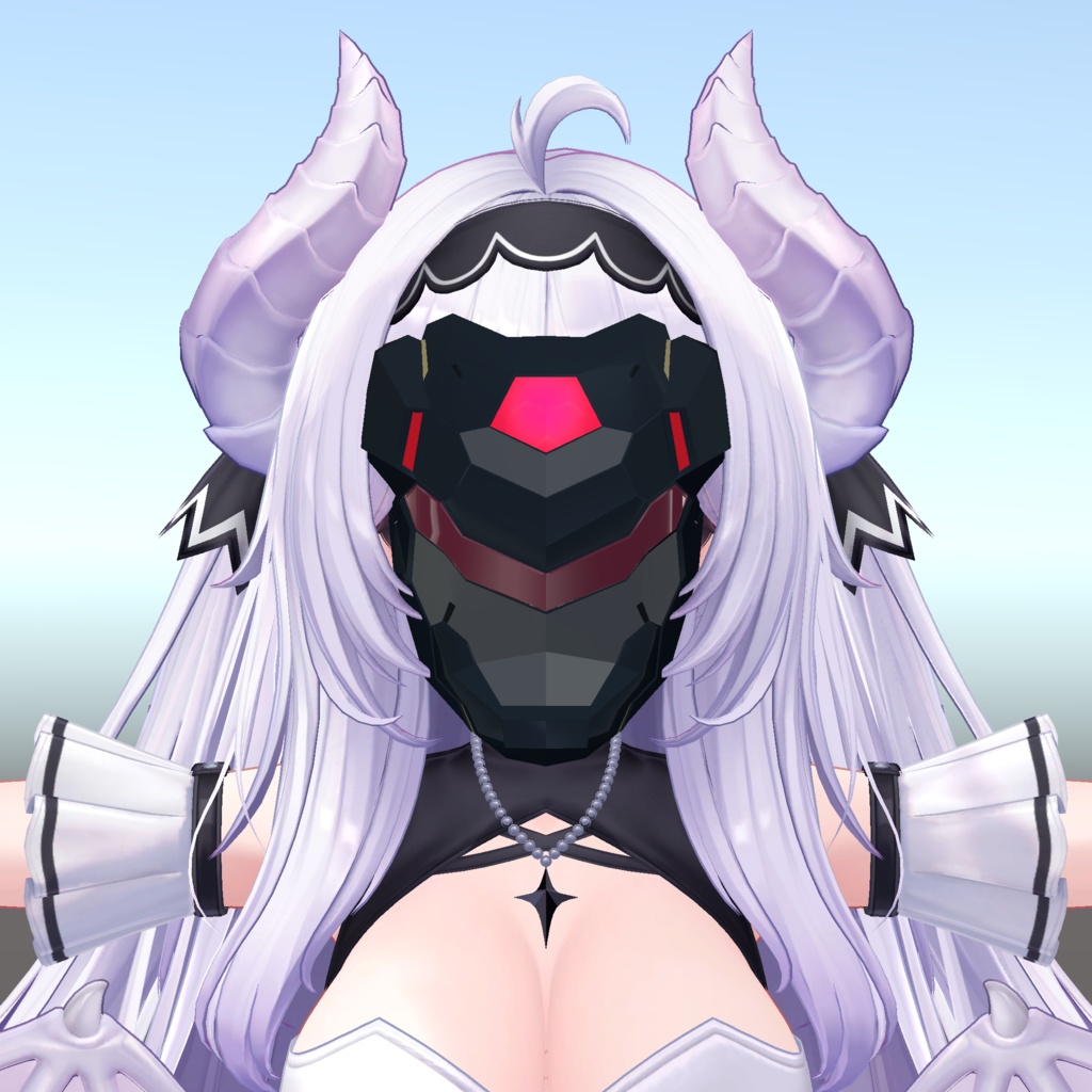 【無料/Free】PSO2【仮面】マスク 3Dモデル