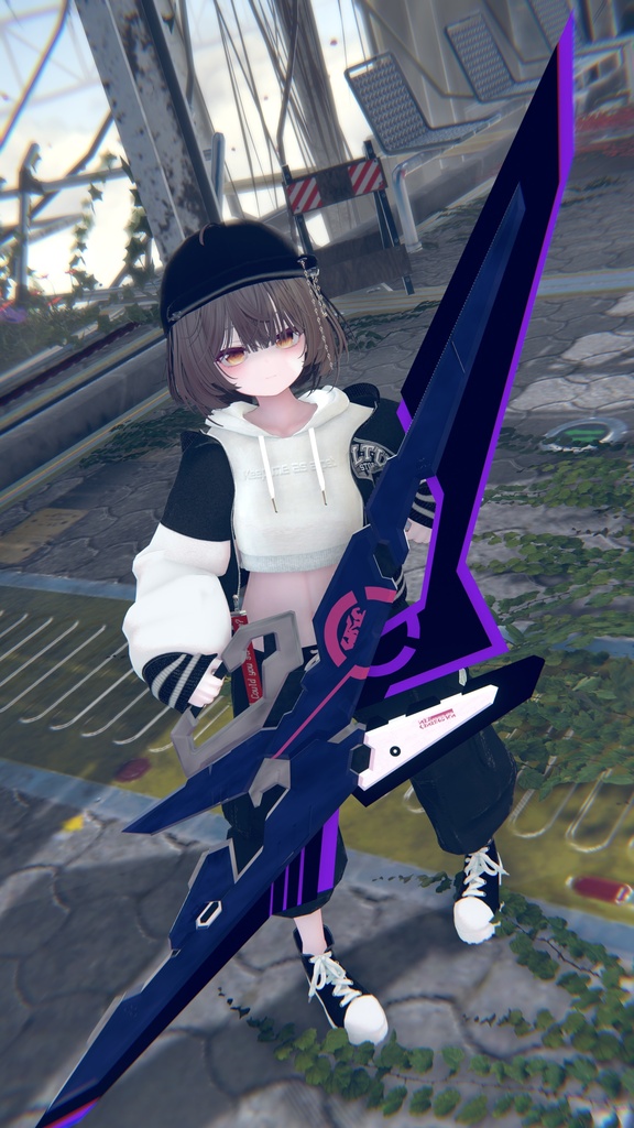 【無料/Free】PSO2:NGS エヴォルコートセイバー 3Dモデル