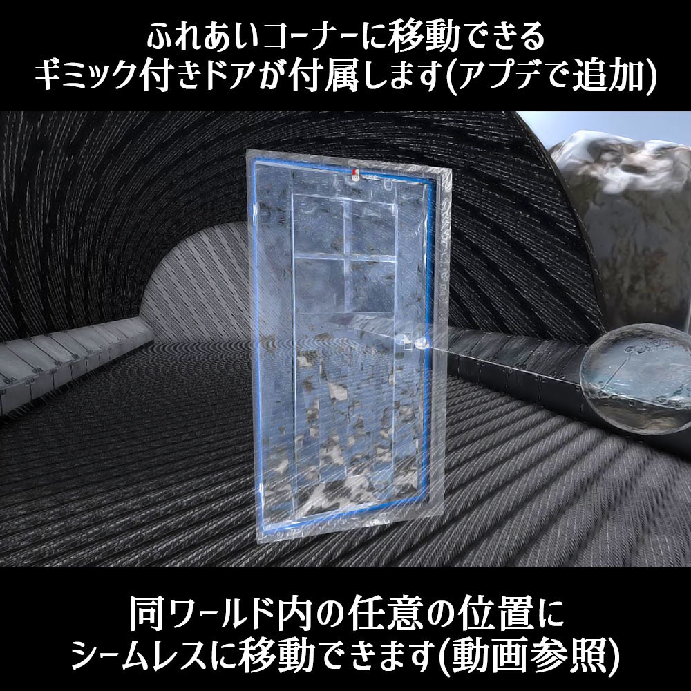 【VRC】ペンギン親子+水族館風ミニワールドセット【アニメーション&シェーダー付属】