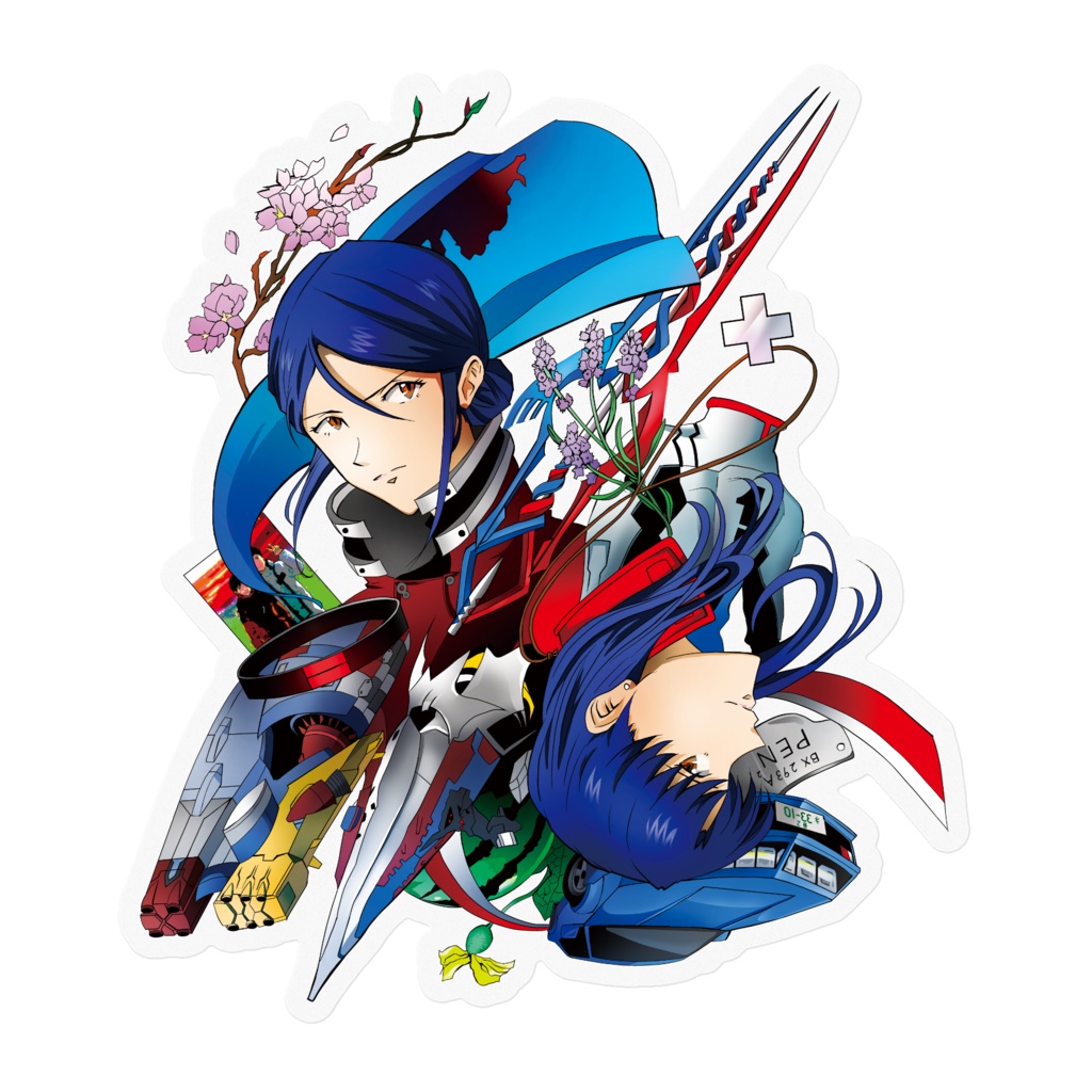 BEAUTIFUL DREAM　ステッカー - 100 x 100 (mm)
