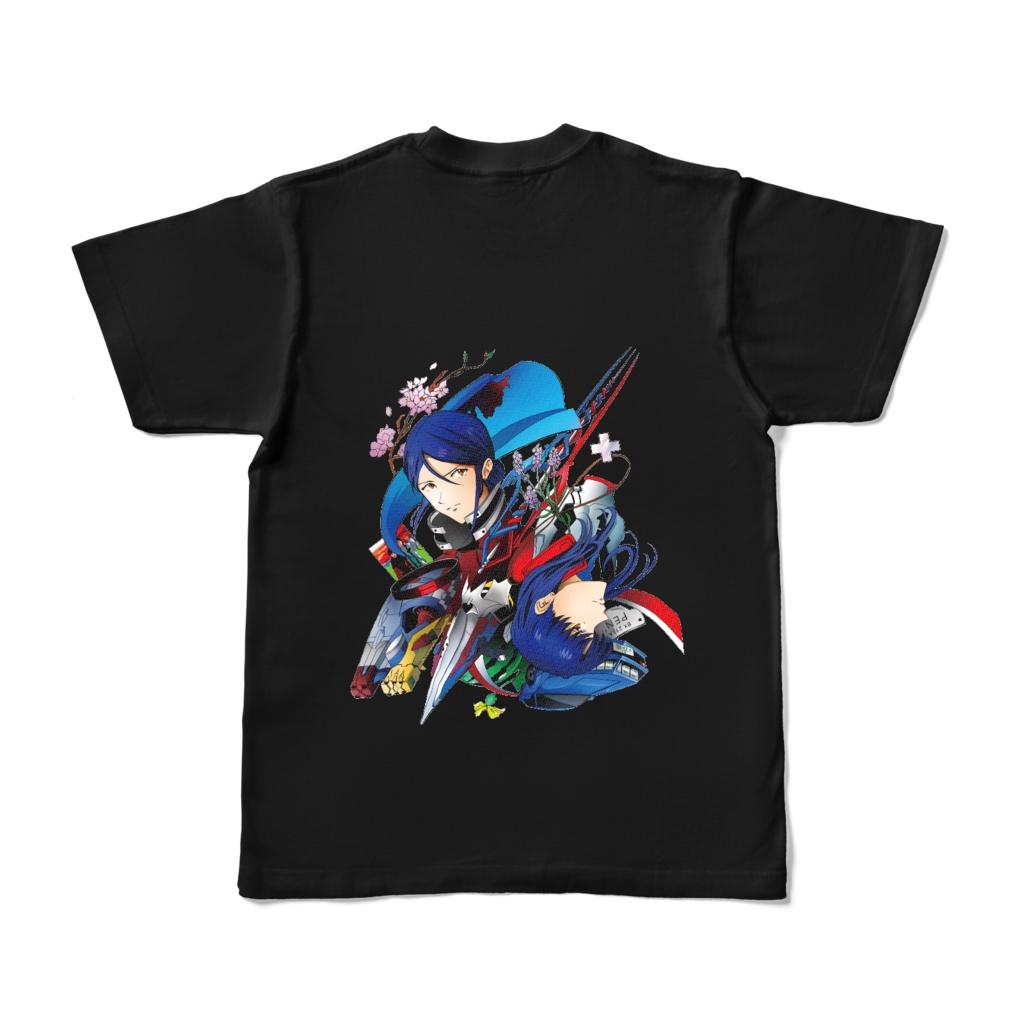 Tシャツ(ブラック 正面ワンポイントなし背面のみ)