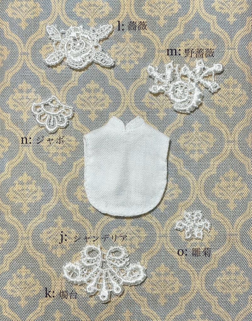 “tutu-lale-col en une pièce”  1/12ドール(造物之心)用シュミゼット