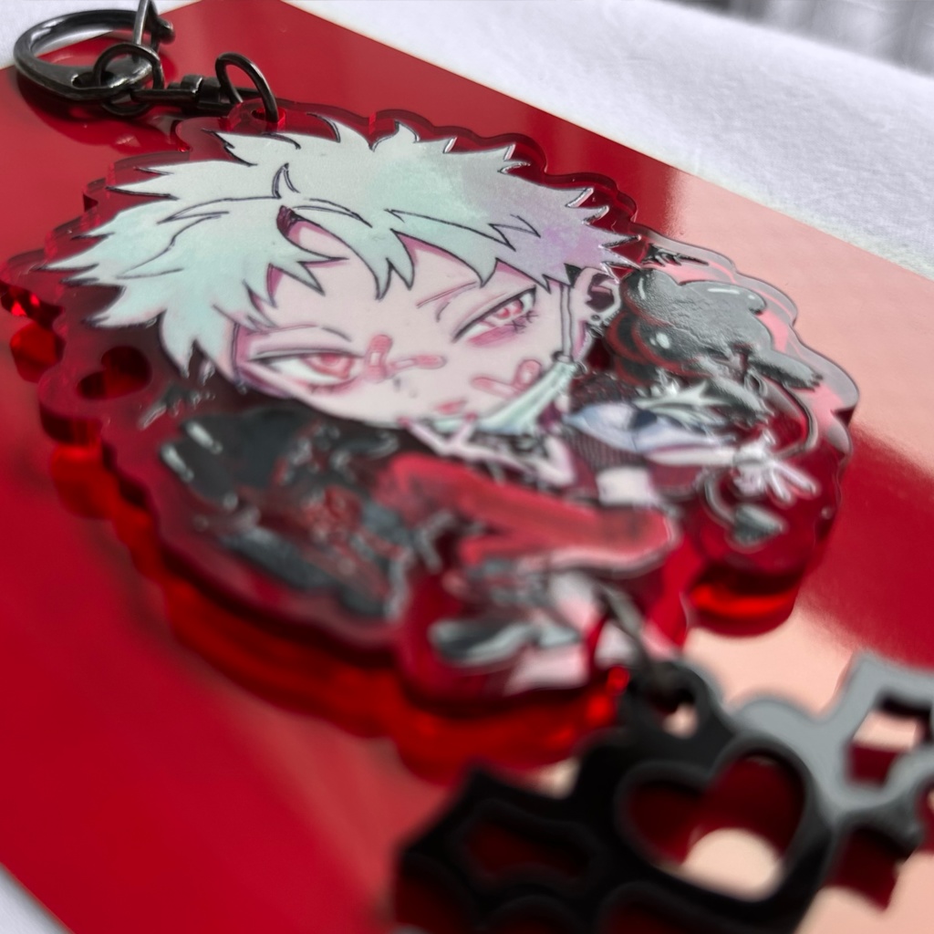 RED3点セット【アクリルキーホルダー+クリアファイル・ポストカード付】