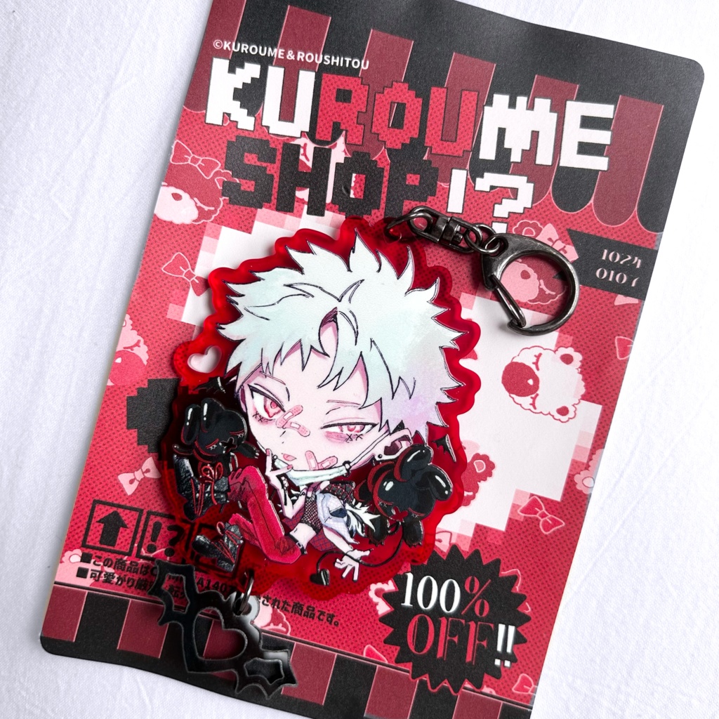 RED3点セット【アクリルキーホルダー+クリアファイル・ポストカード付】