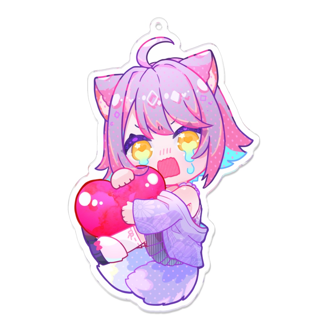 号泣うつろ　アクリルキーホルダー