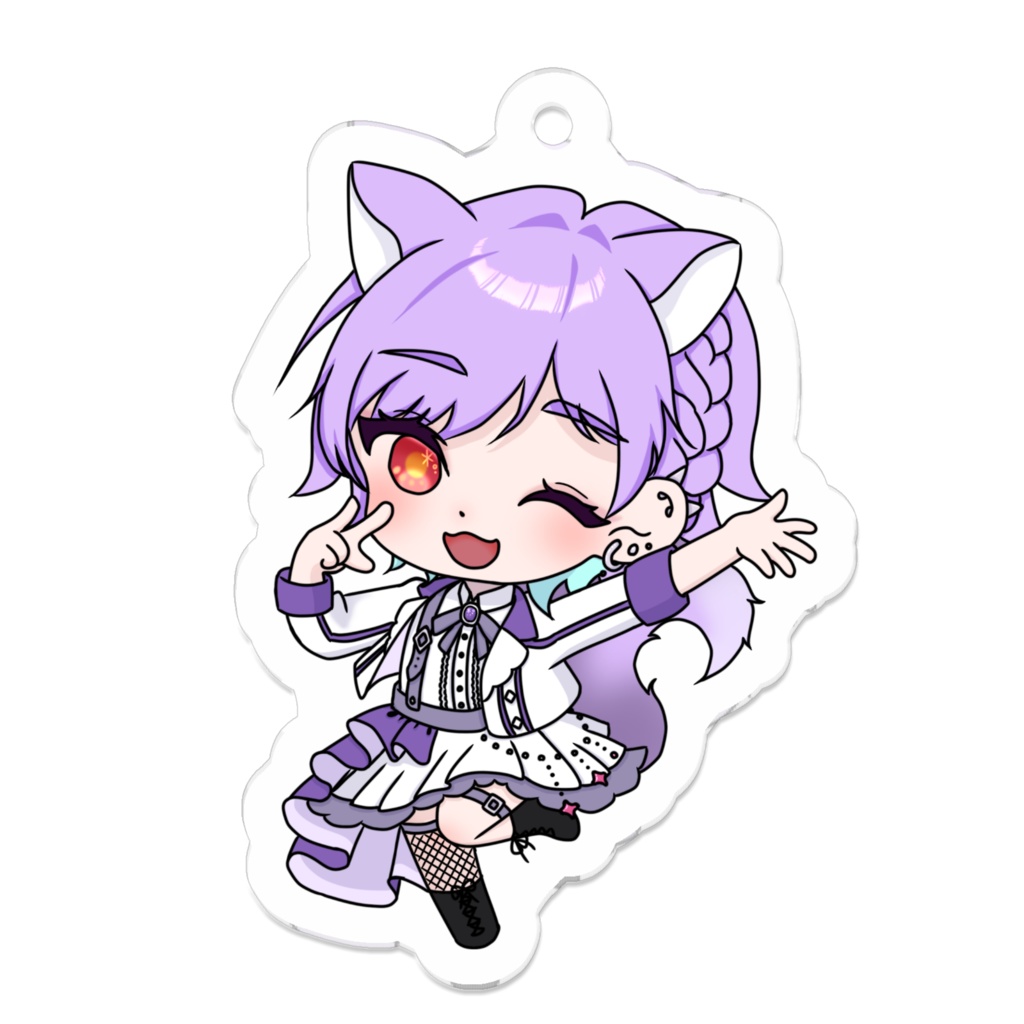 アイドルうつろアクリルキーホルダー(小)