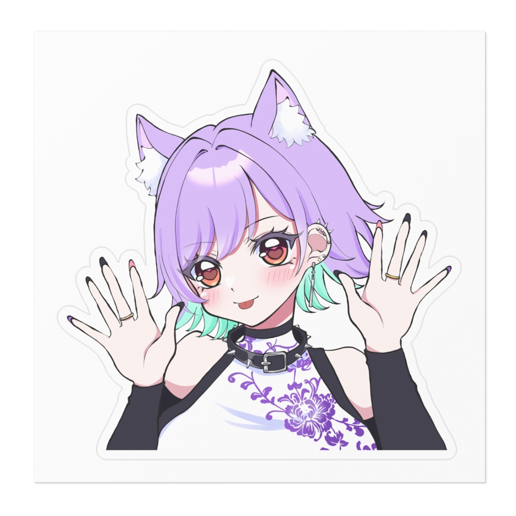 閉じ込められたうつろステッカー