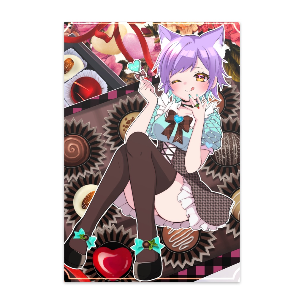 チョコうつろポストカード