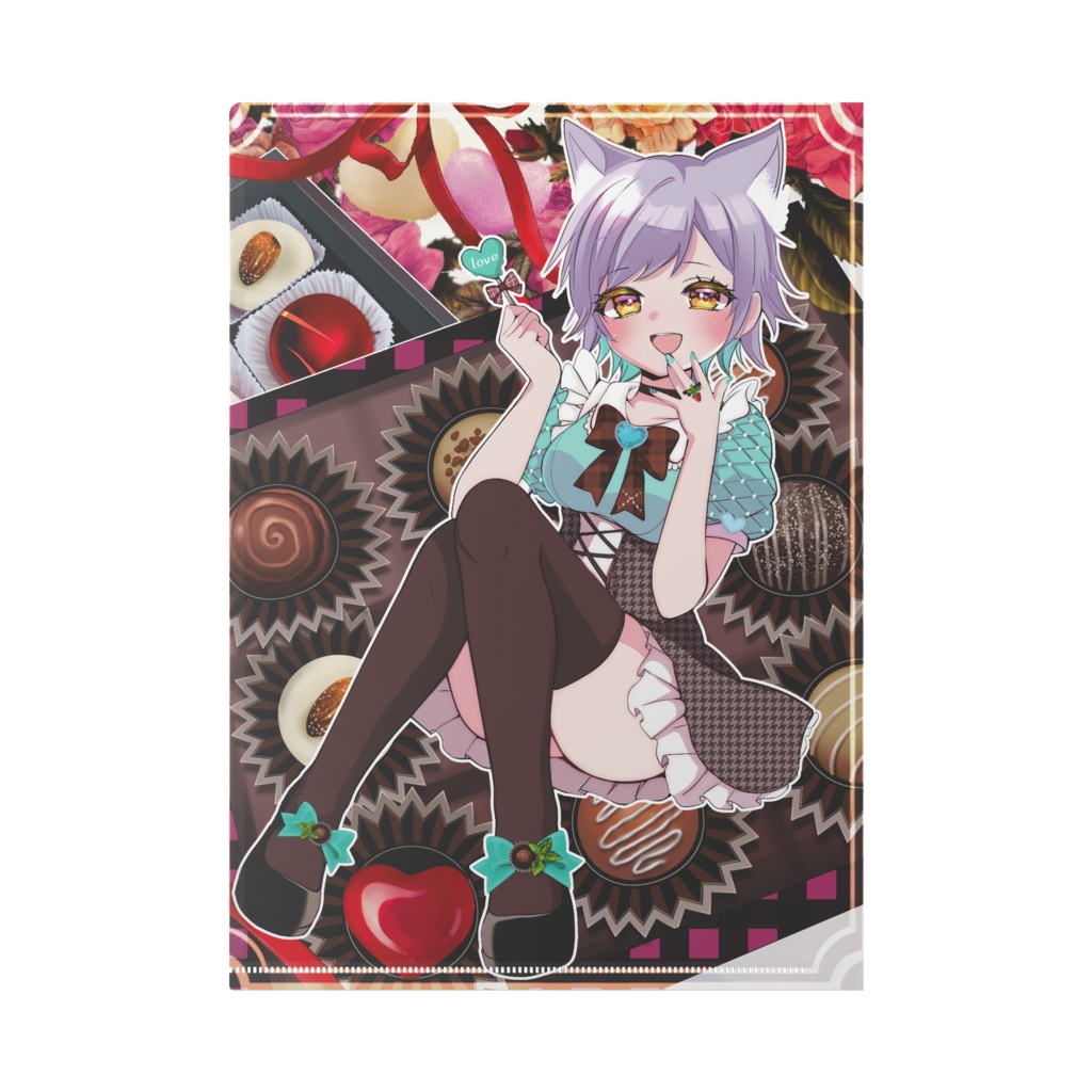 チョコうつろクリアファイル