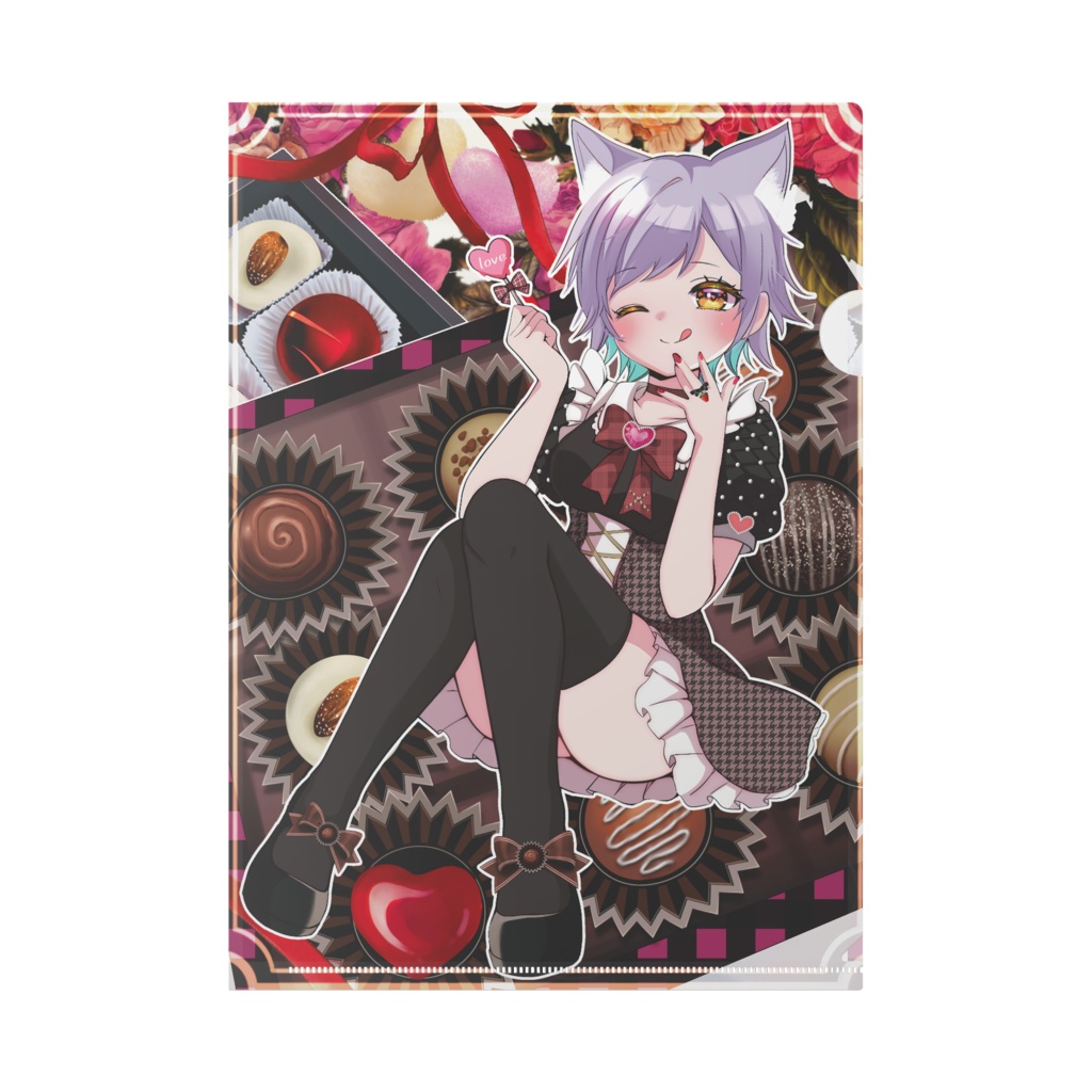 チョコうつろクリアファイル