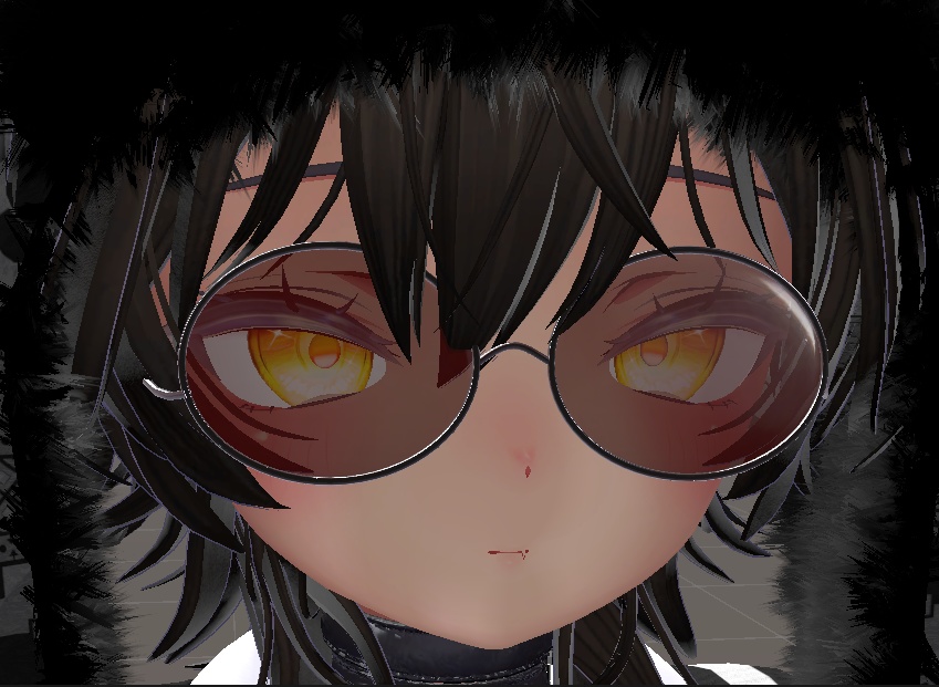 【Free】丸メガネ