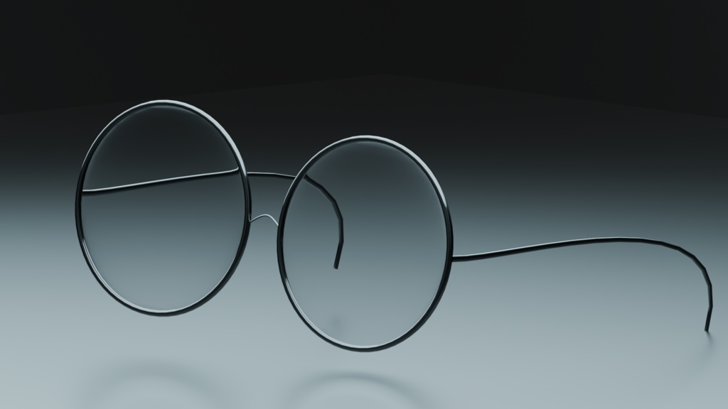 【Free】丸メガネ