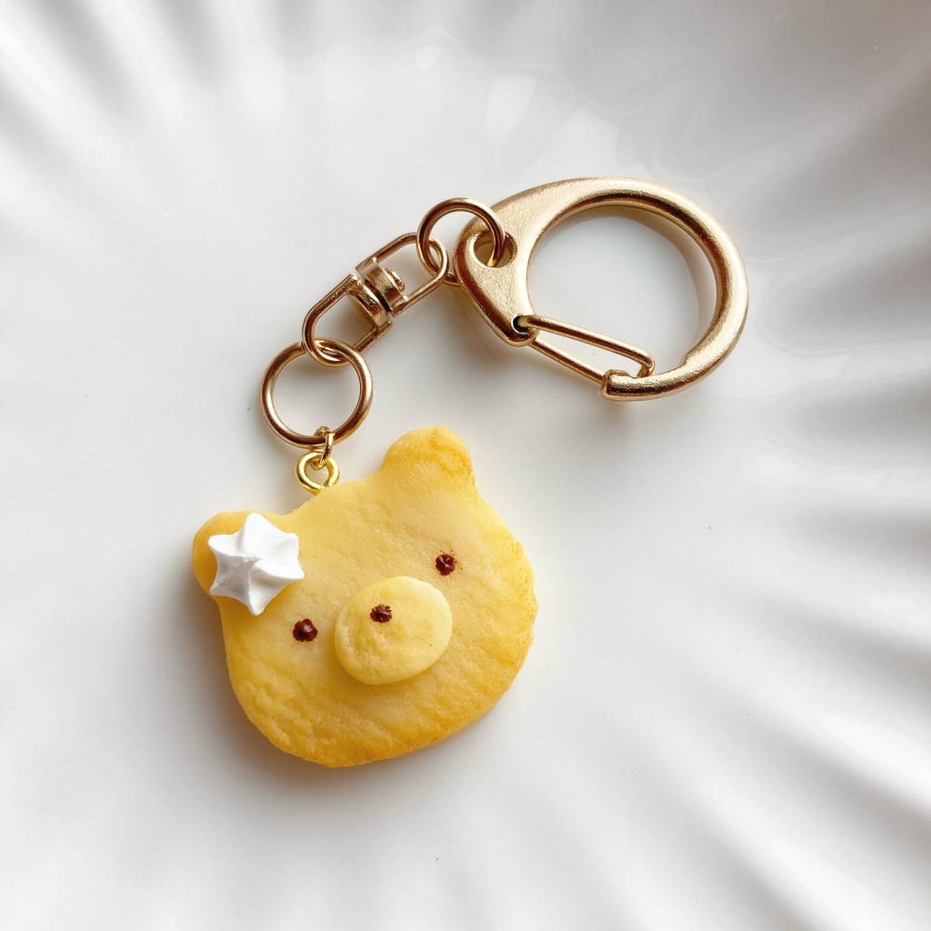 くまのクッキーキーホルダー