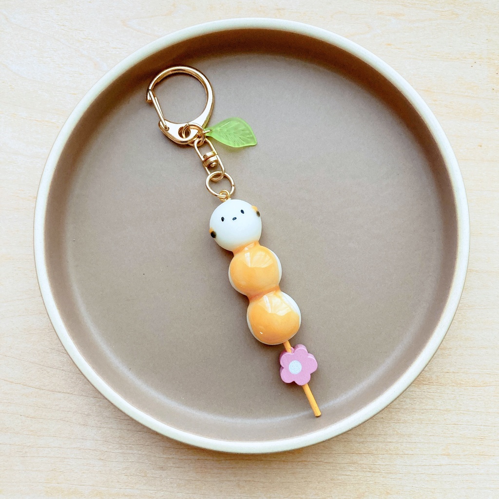 シマエナガのみたらし団子キーホルダー