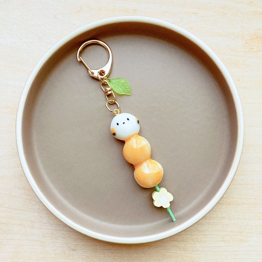 シマエナガのみたらし団子キーホルダー