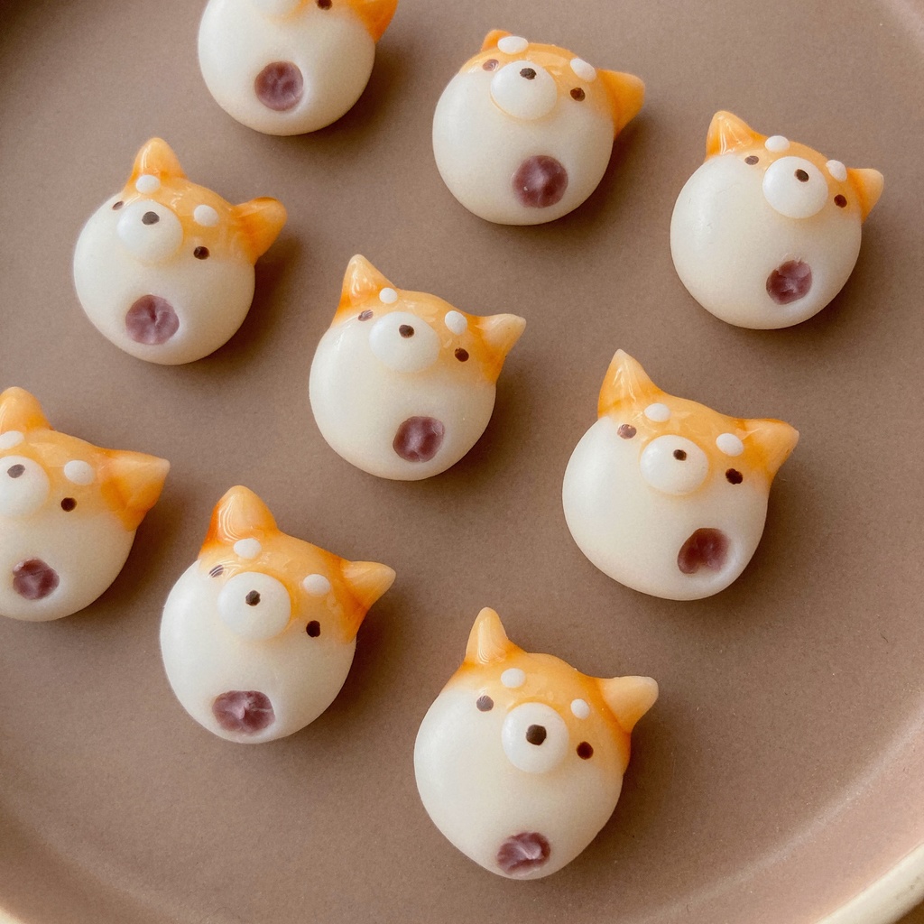 柴犬のおまんじゅうストラップ・ブローチ