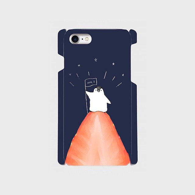 【送料無料】ペンギンのいちご登山スマホケース