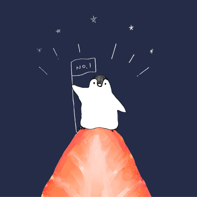 【送料無料】ペンギンのいちご登山スマホケース