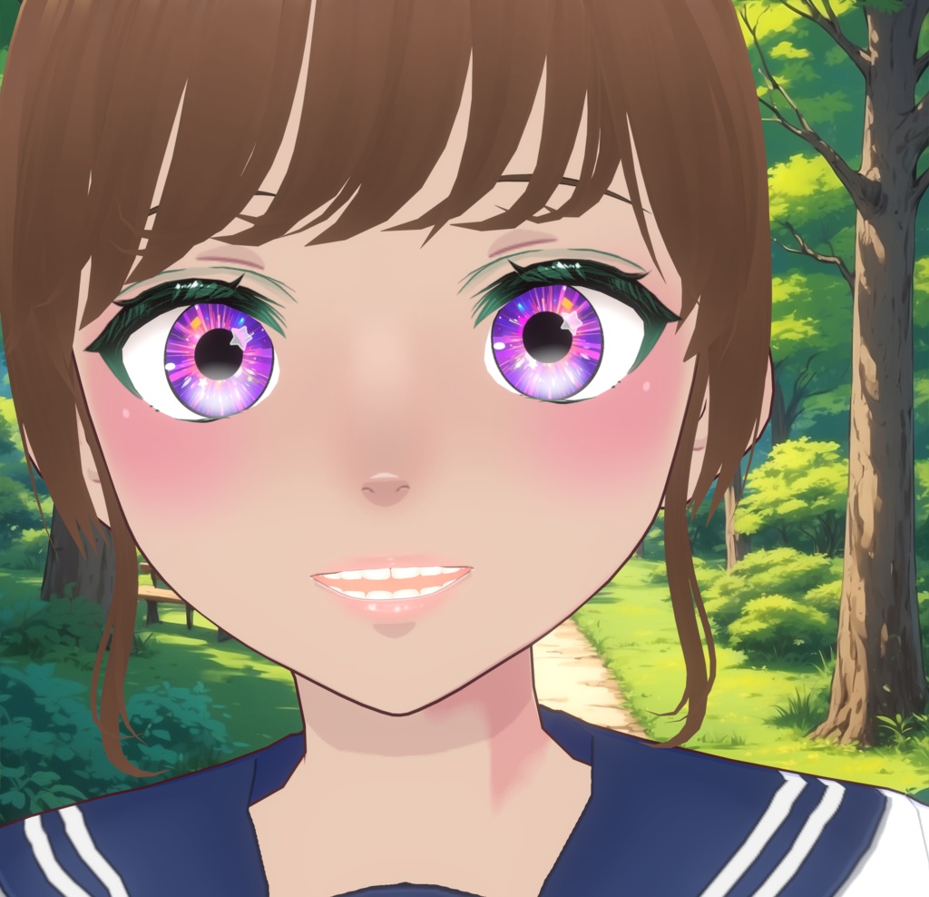 Teeth for Vroid - Mouth Inside (Individual teeth and braces)