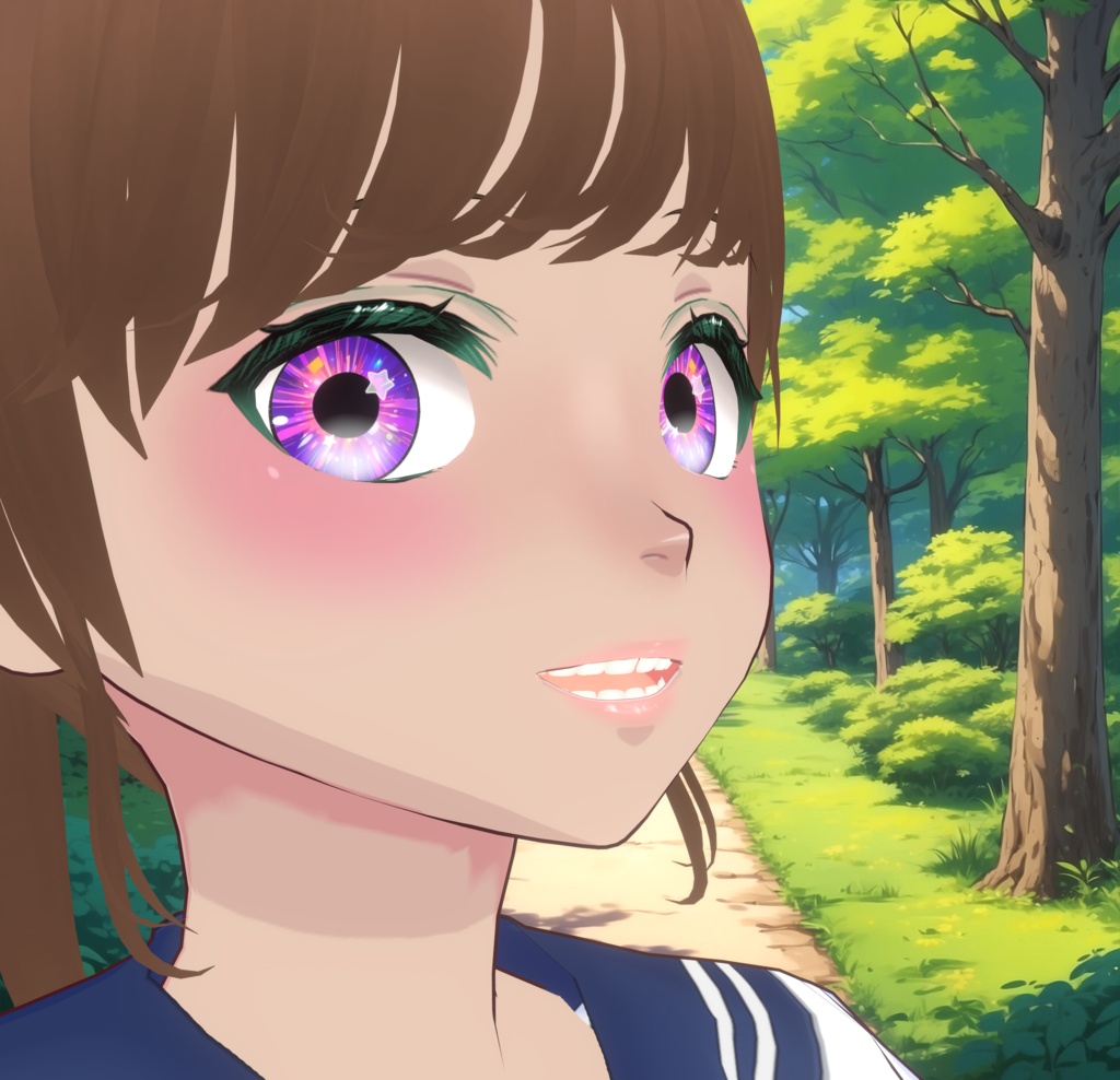 Teeth for Vroid - Mouth Inside (Individual teeth and braces)