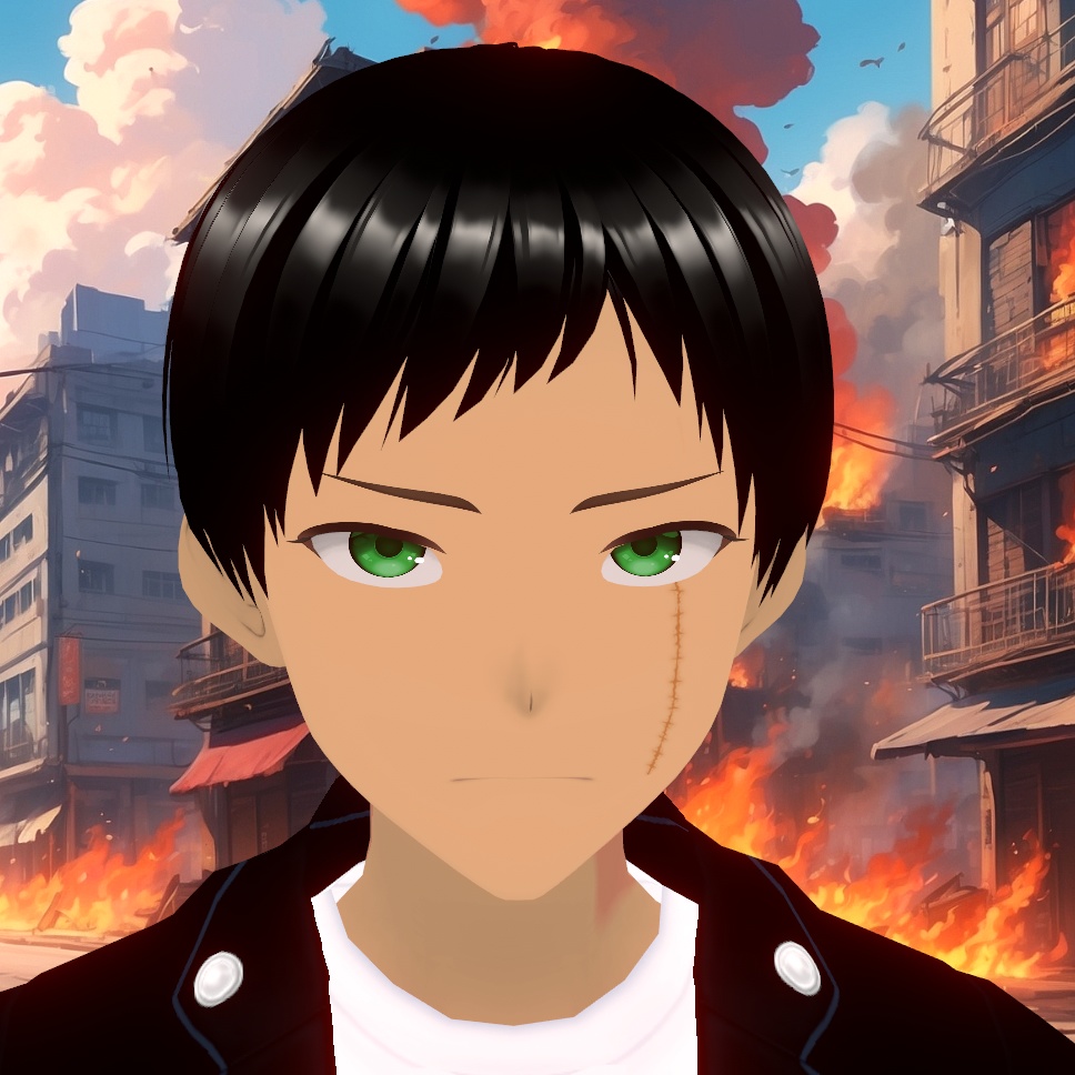 Face Scars For Vroid - Face Paint