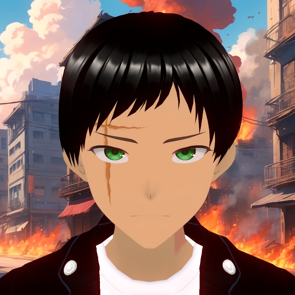 Face Scars For Vroid - Face Paint